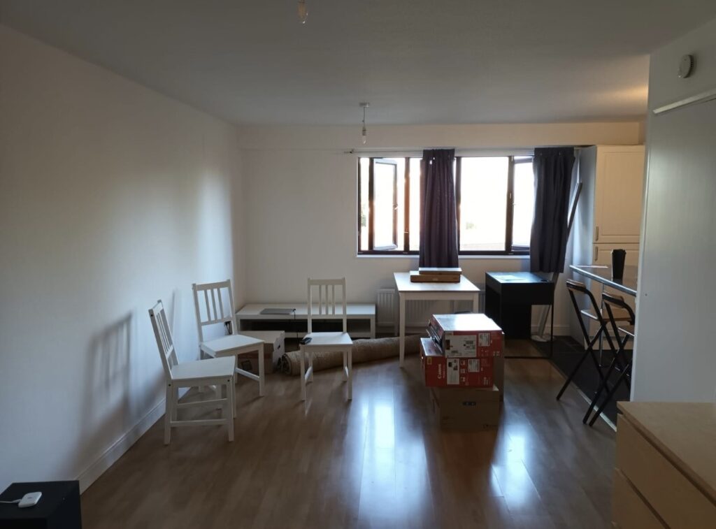 Kitchen/dining area before